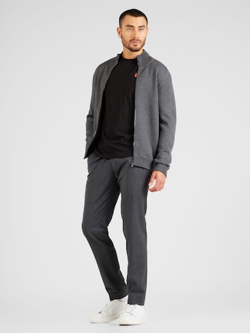 Coupe slim Pantalon à plis 'Hesten' HUGO en gris