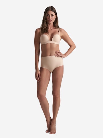 Bye Bra Triangel BH 'Deep Plunge Strapless Bra' in Beige