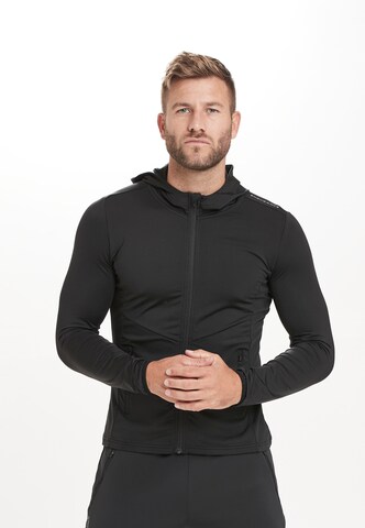 ENDURANCE Athletic Jacket 'Laitina' in Black: front