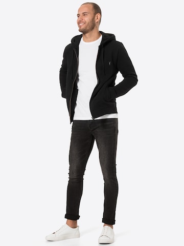 AllSaints Sweatjakke 'Raven' i sort