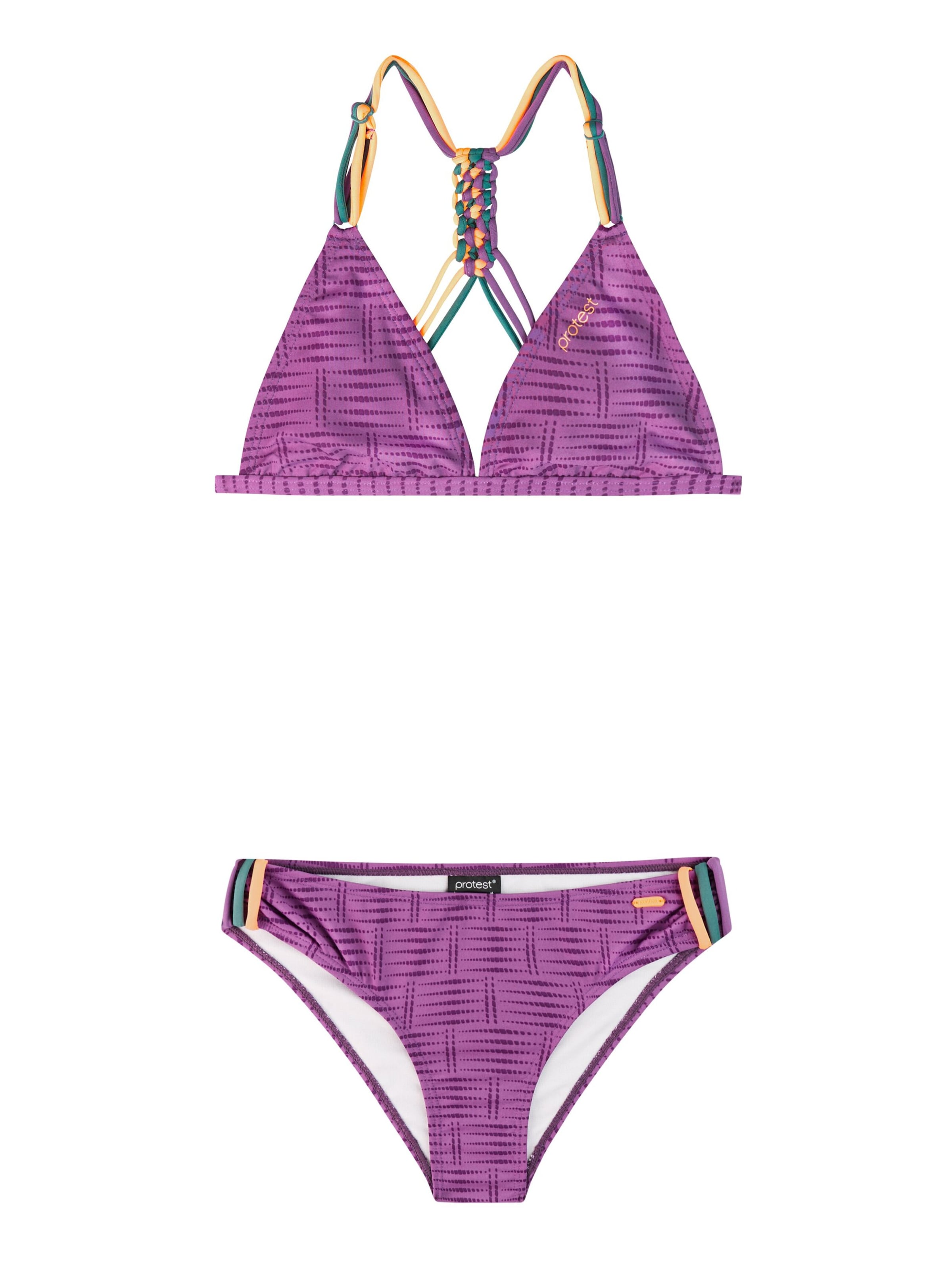 PROTEST Triangle Bikini 'PRTFimkes JR' in Purple: front