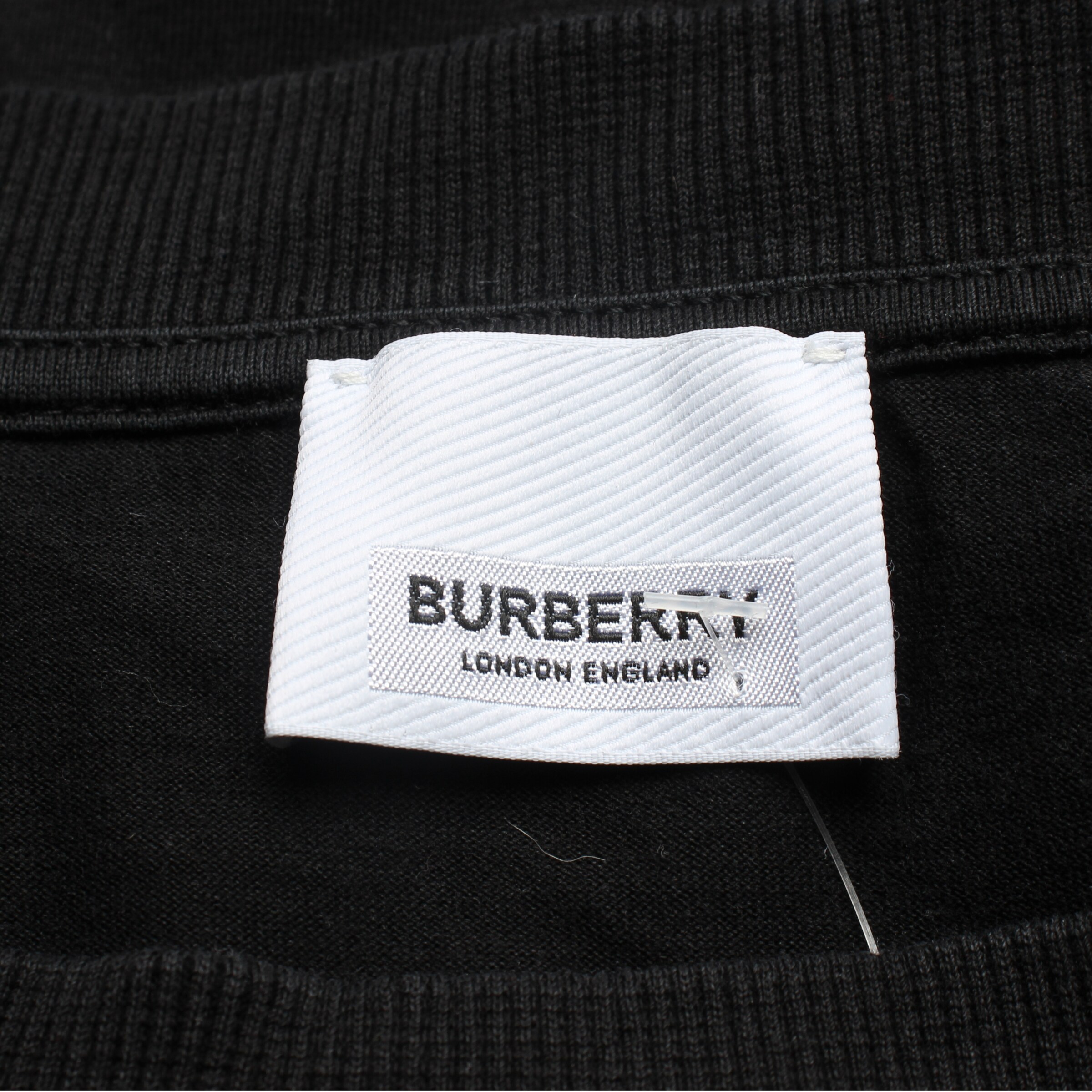 BURBERRY T-Shirt L in Schwarz