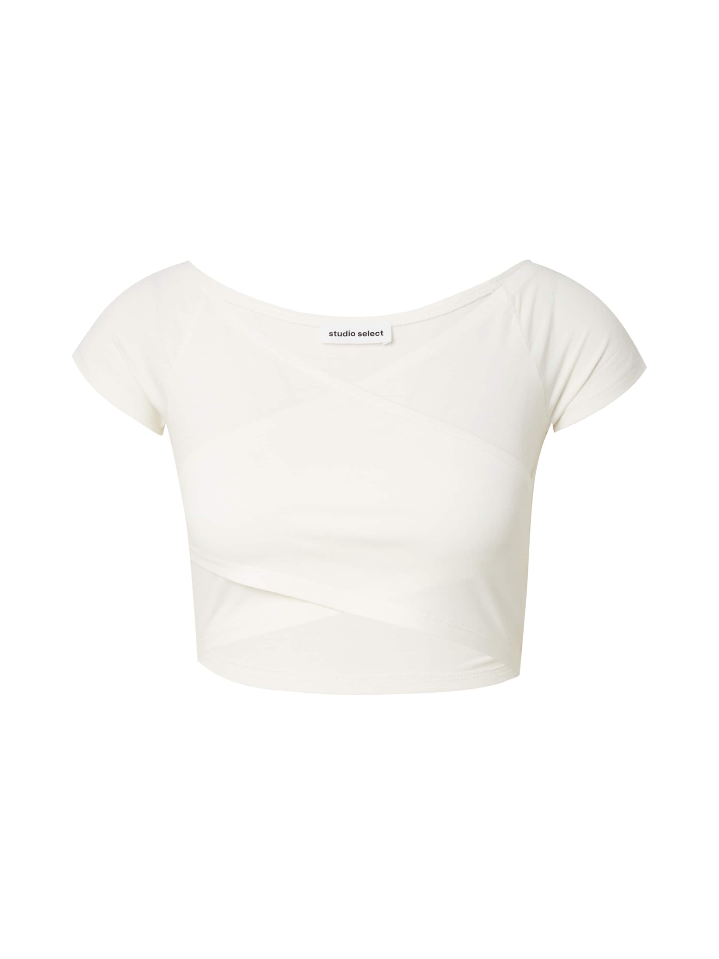 studioselect T-shirt 'Elea' i vit: framsida