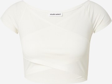 STUDIO SELECT T-Shirt 'Elea' in Weiß: predná strana
