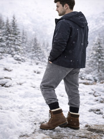 NERS Socks 'Wool Nordic' in Grey