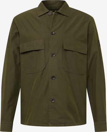 Veste mi-saison Calvin Klein en vert : devant