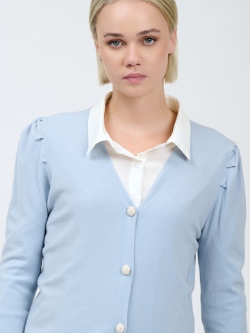 Influencer Knit cardigan in Blue