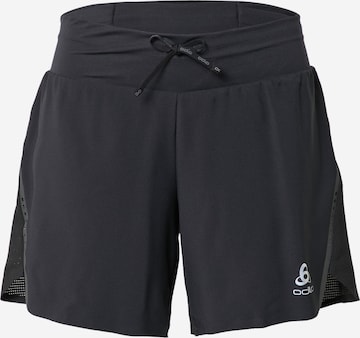 ODLO Regular Sportshorts 'Axalp' in Schwarz: predná strana