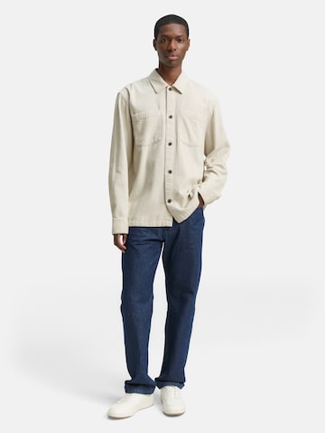 TOM TAILOR DENIM Regular fit Button Up Shirt in White