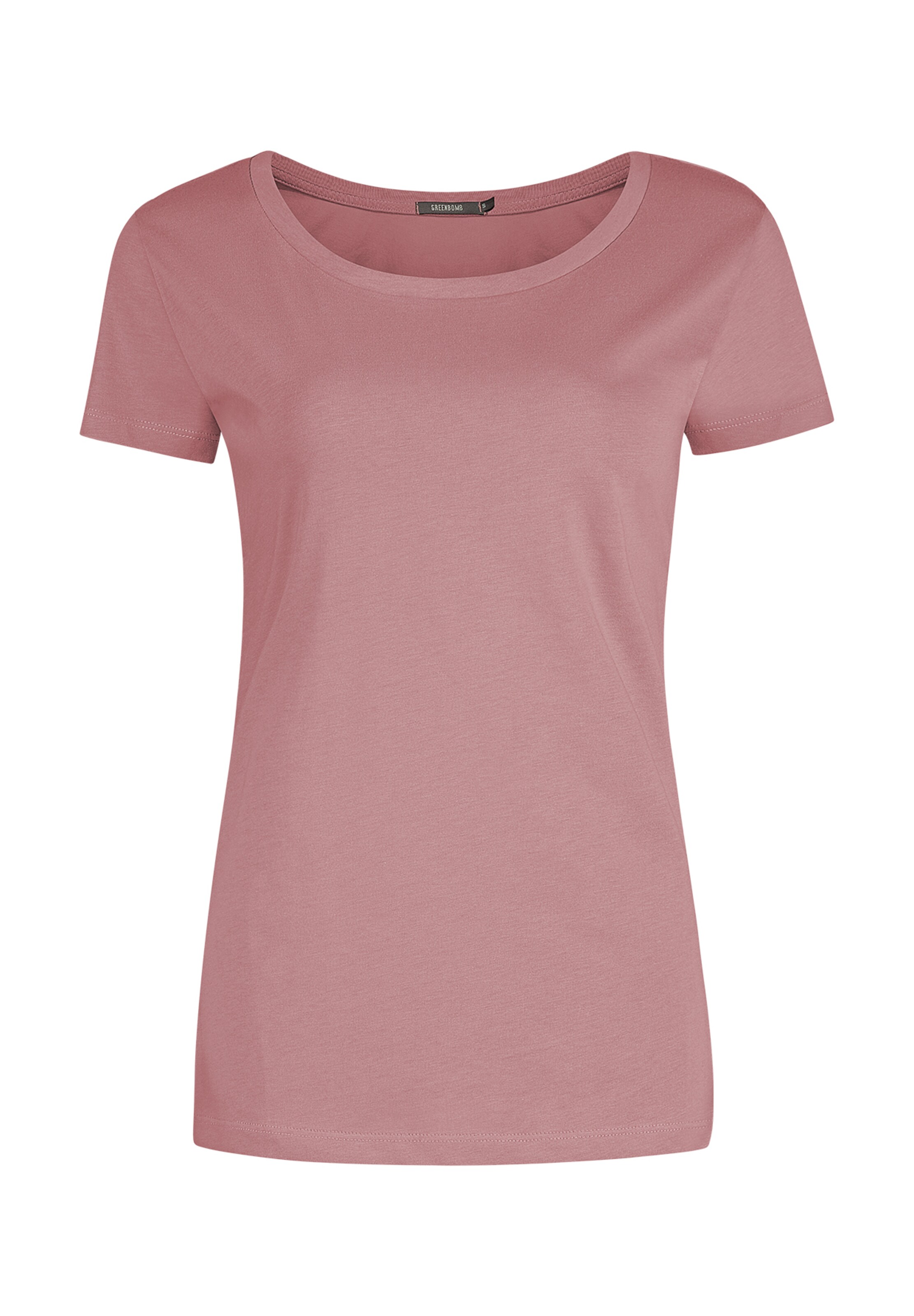 GREENBOMB Shirt 'Basic Loves' in Pink: front