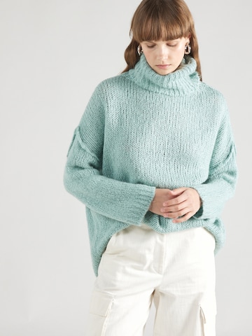 ZABAIONE - Pullover oversized 'Be44nja' em verde: frente