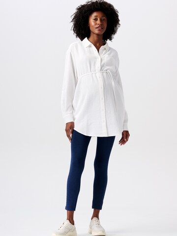 Esprit Maternity Skinny Legíny – modrá: přední strana