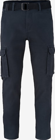 H.I.S Cargojeans ' Cotton Heritage (mit Gürtel) ' in Blau: Vorderseite