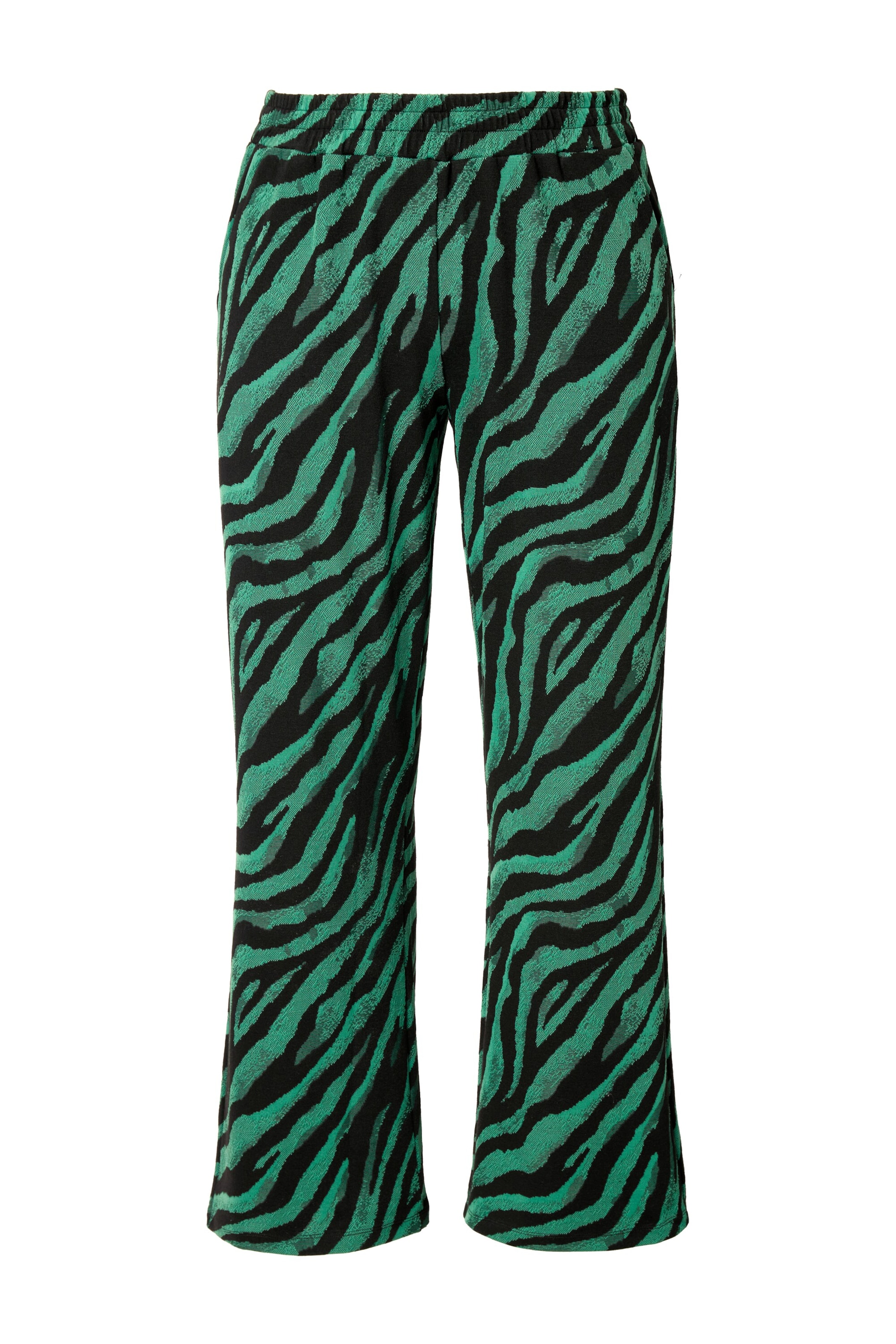 MIAMODA Flared Hose in Grün: Vorderseite