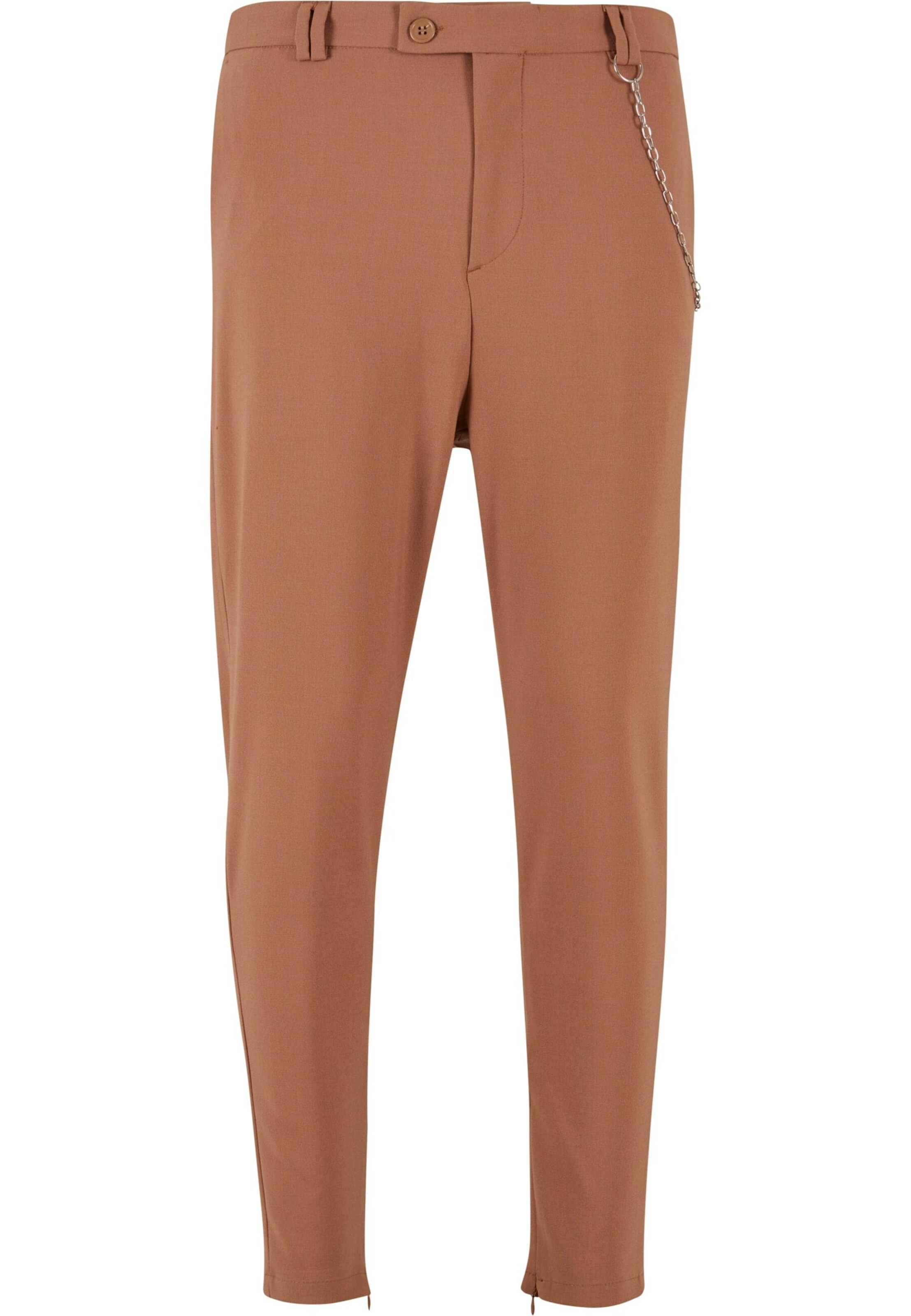 Slimfit Pantaloni di 2Y Premium in marrone: frontale