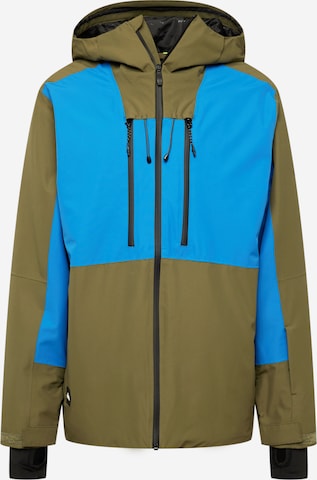 QUIKSILVER Куртка в спортивном стиле 'MULDROW' в Зеленый: спереди