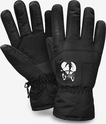 Gants de sport 'Jannu' Polar Husky en noir : devant
