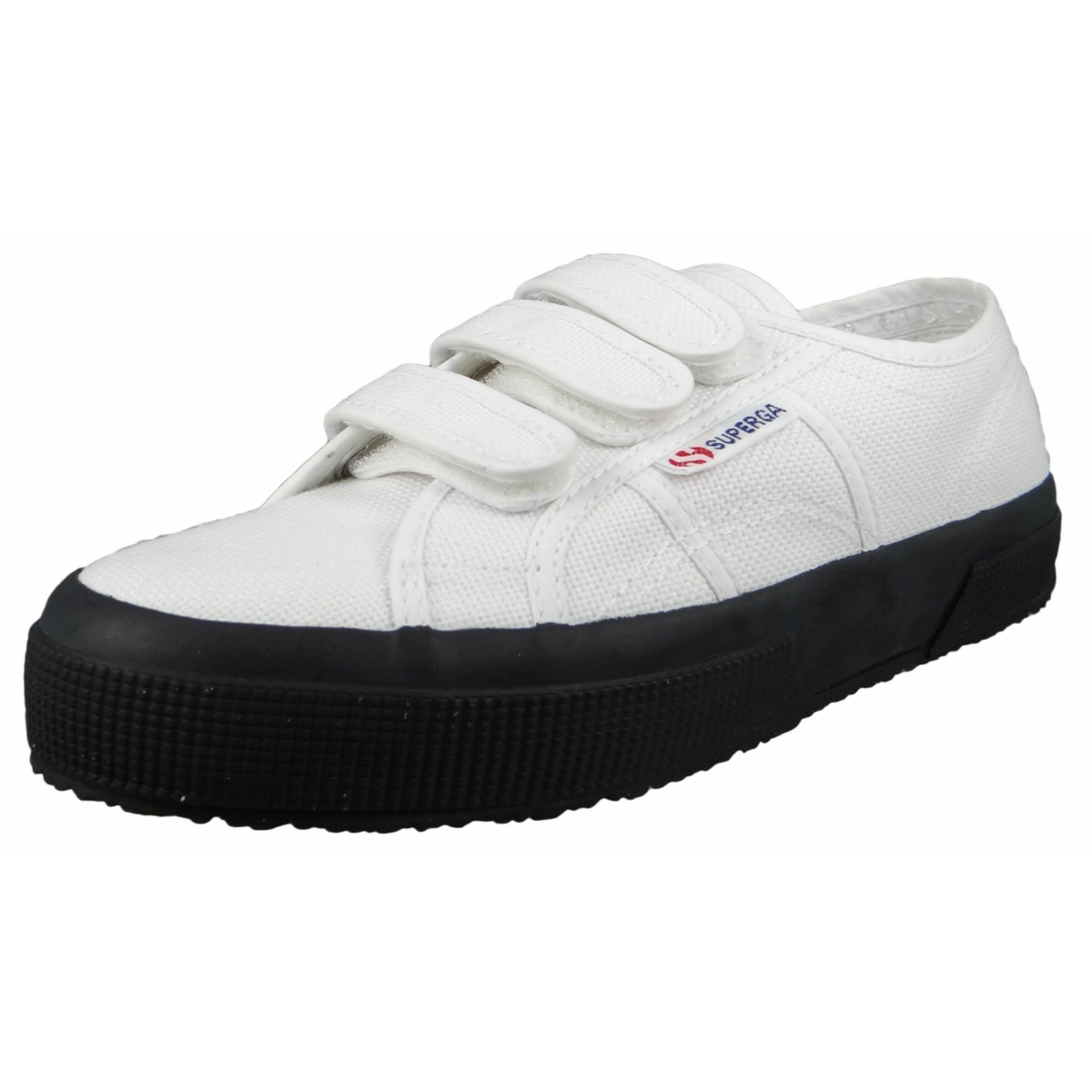Baskets basses SUPERGA en blanc : devant
