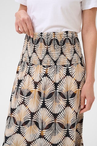 Jupe 'Tiah' Cream en mélange de couleurs