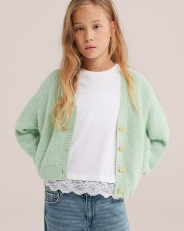 WE Fashion Kofta i grön: framsida