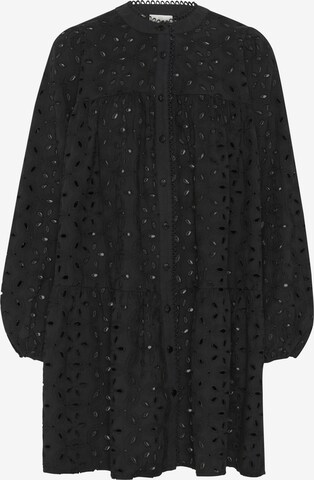 Kaffe Kjole i overstørrelse i sort: forside