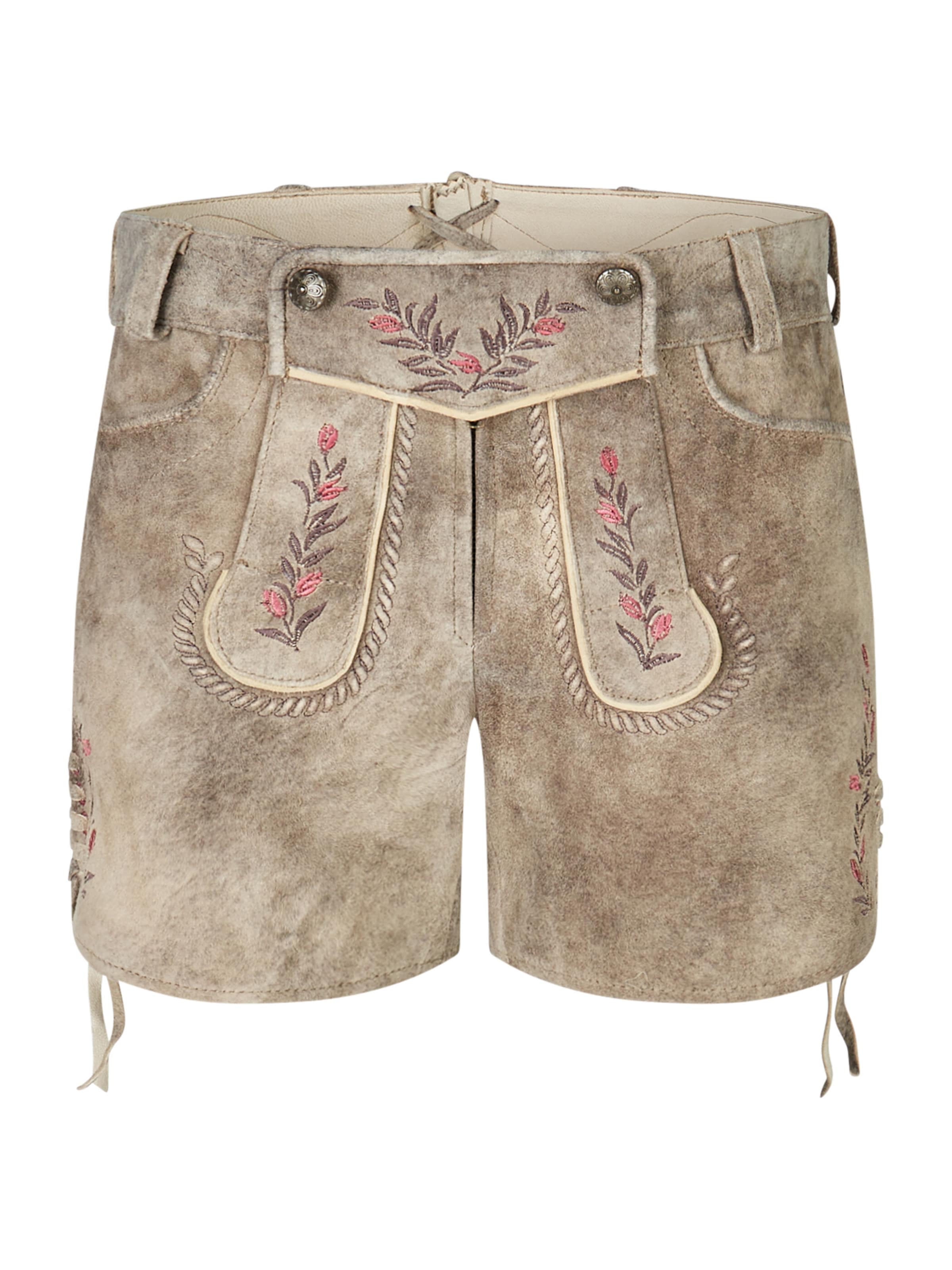 Regular Pantalon folklorique 'Kleo' SPIETH & WENSKY en marron : devant