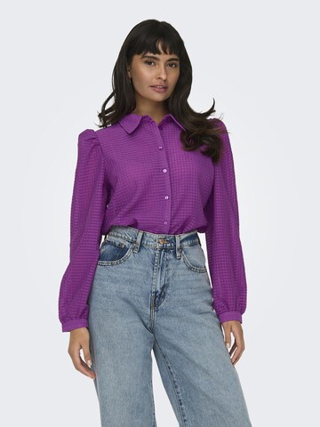 ONLY Blouse 'MIE EDITH' in Lila: voorkant