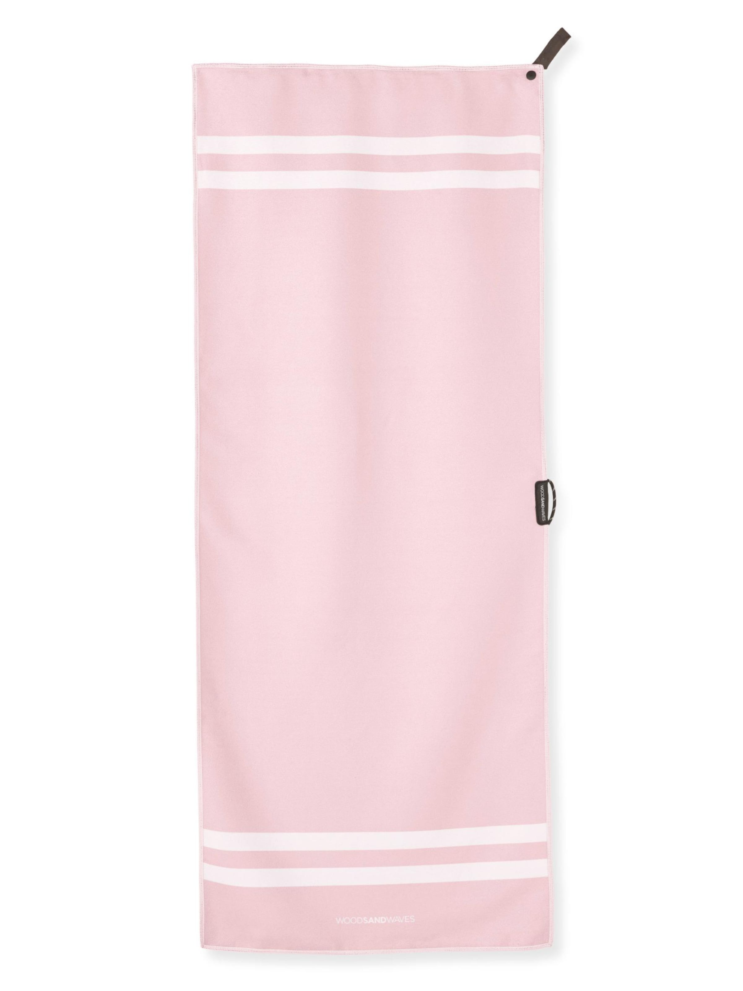 woodsandwaves Towel 'Magnet' in Pink: front