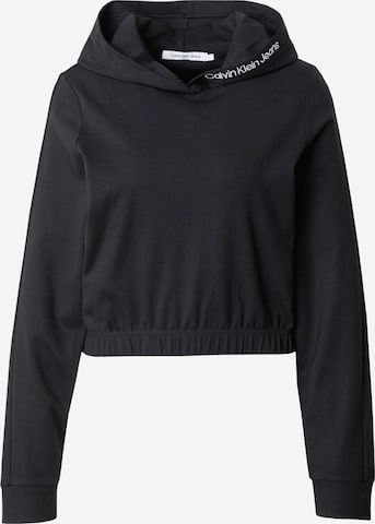 Calvin Klein Jeans - Sweatshirt em preto: frente