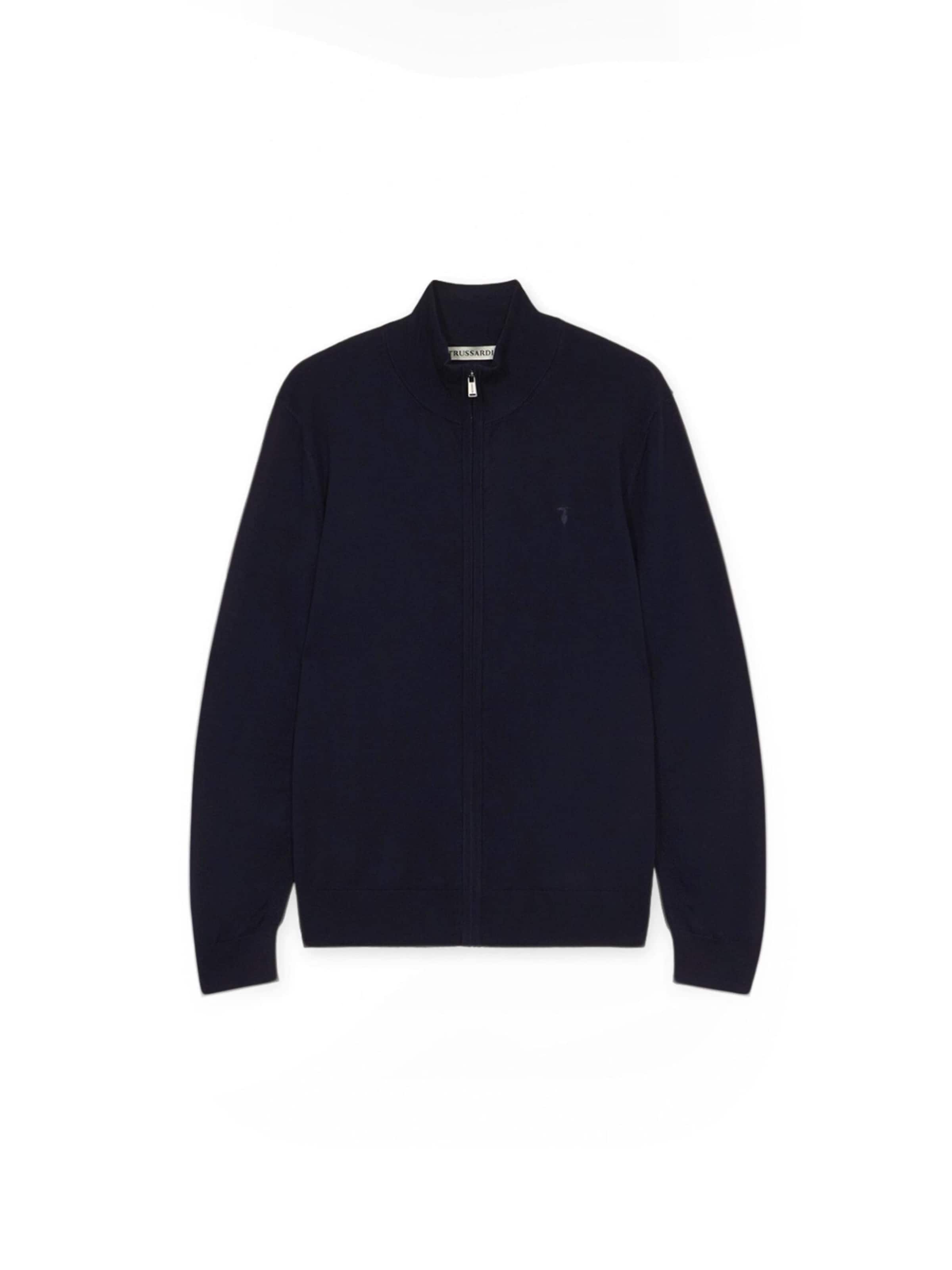 Vestes en maille Trussardi en bleu : devant