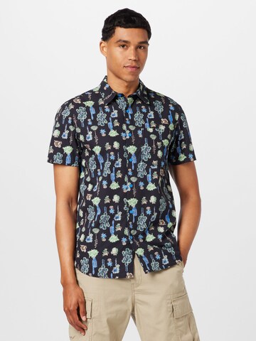 Coupe regular Chemise THE NORTH FACE en bleu : devant