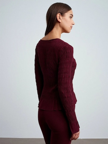 Camicia da donna 'Blusen' di Dilvin in rosso