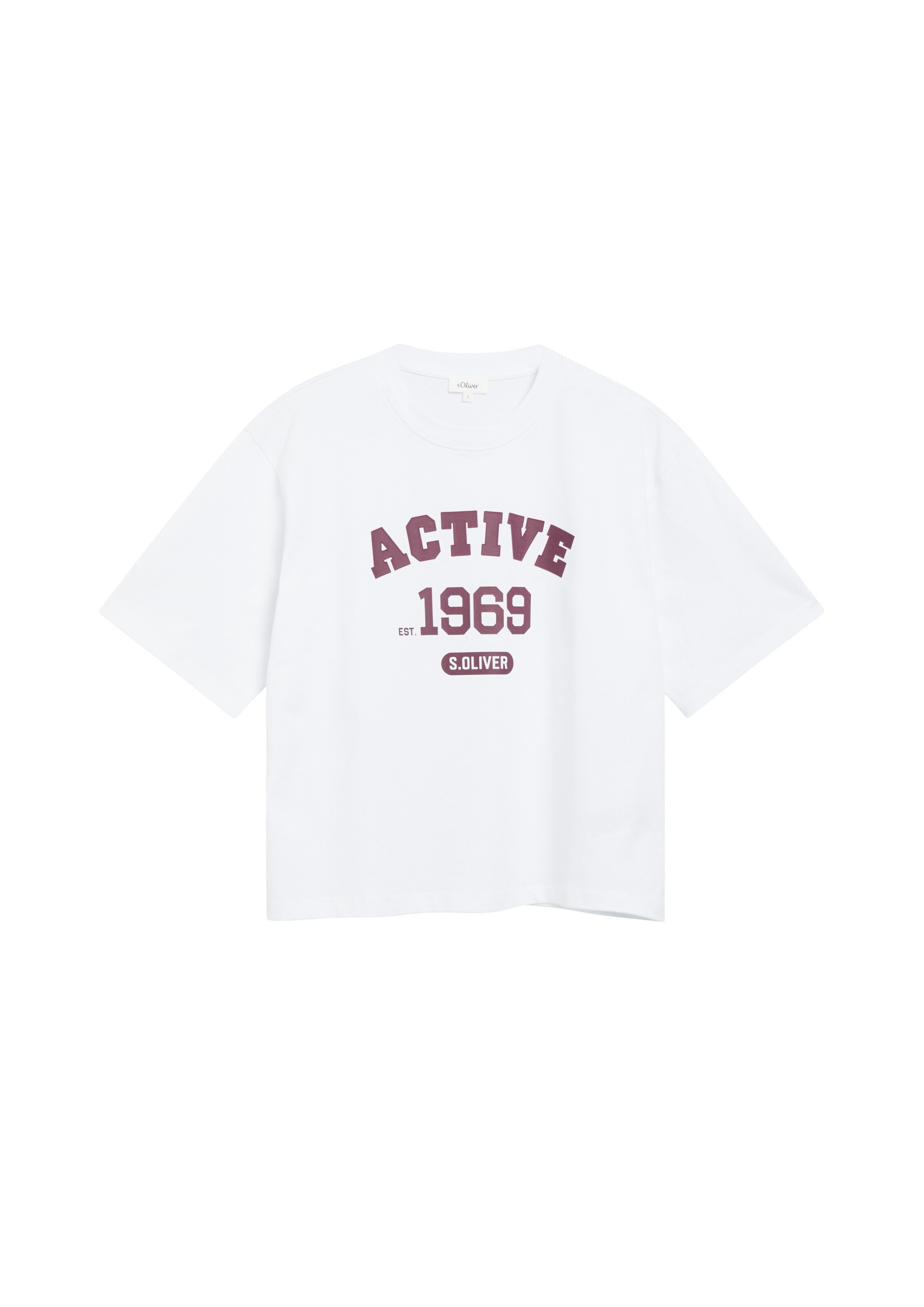T-shirt s.Oliver en blanc : devant