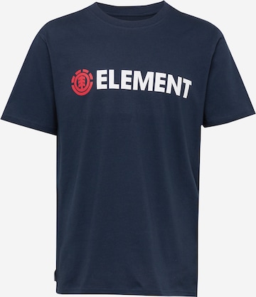 Maglietta 'BLAZIN' di ELEMENT in blu: frontale