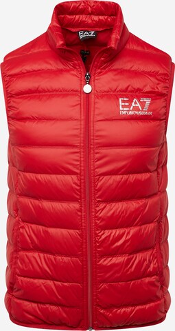 EA7 Emporio Armani Vest in Red: front