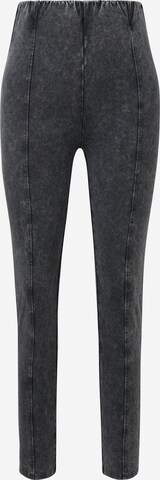 QS Skinny Leggings i svart: framsida