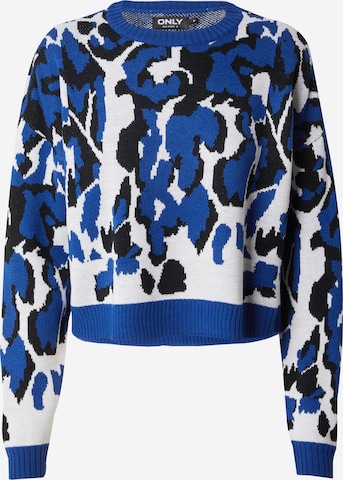 ONLY Trui 'ONLFLAIR' in Blauw: voorkant