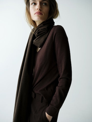 MANGO Pulóver 'LUCCAV' - barna: elől