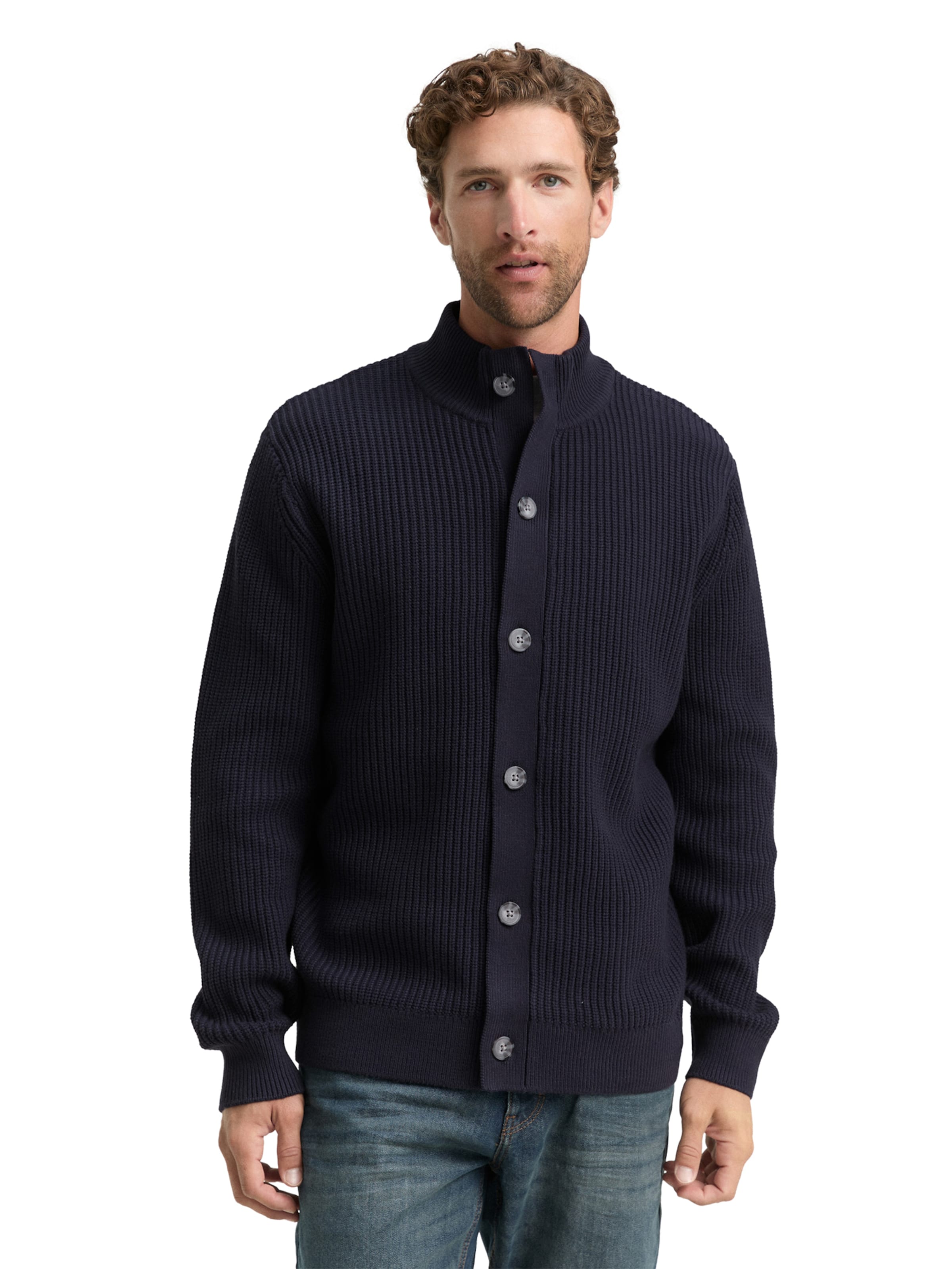 TOM TAILORKardigan - plava boja: prednji dio