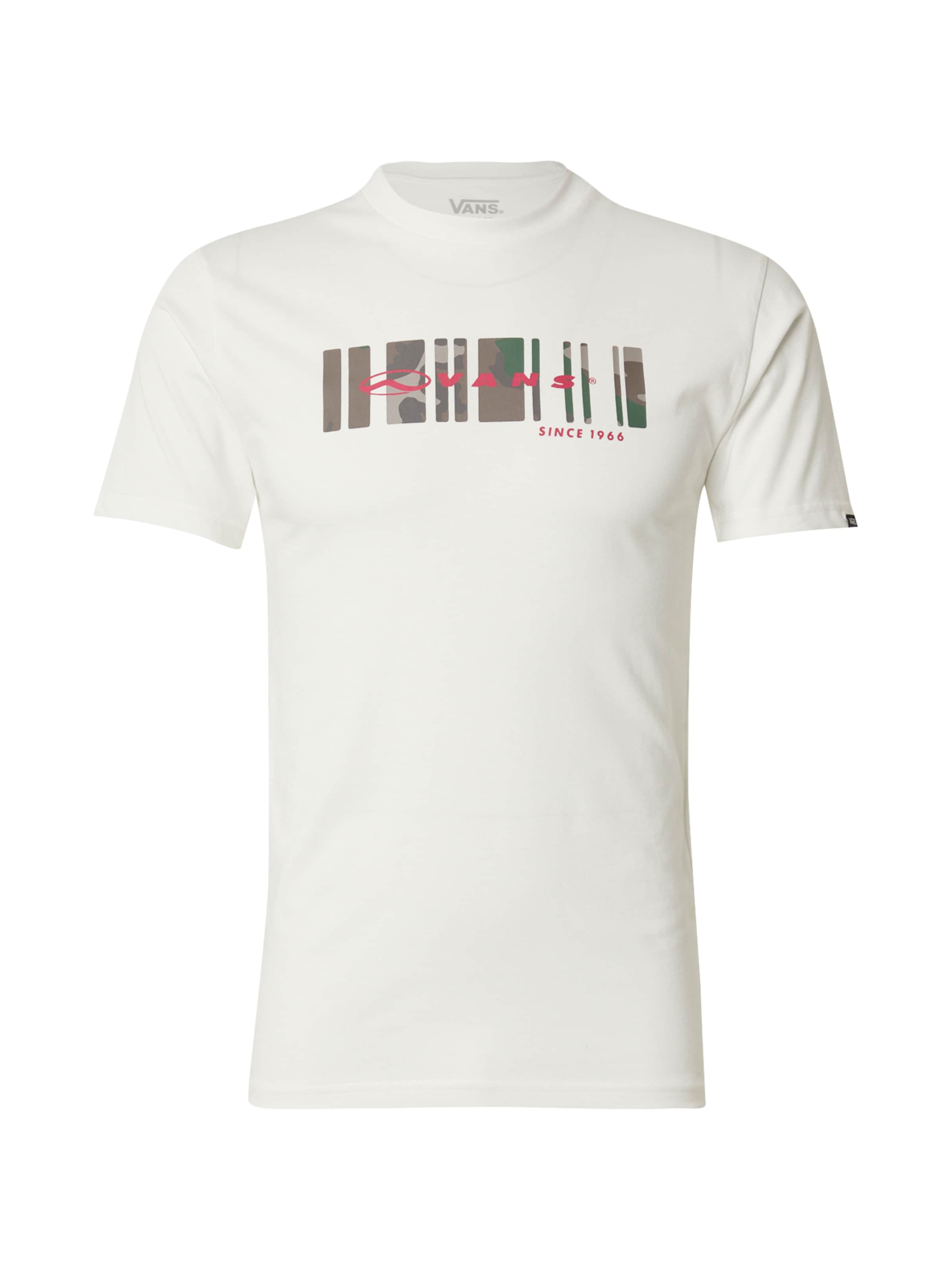 VANS Koszulka 'Scanner' w kolorze biały: przód