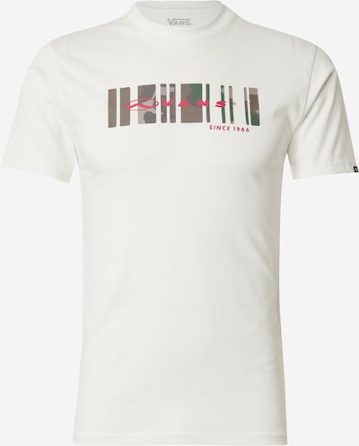 VANS Majica 'Scanner' u siva / svijetlosiva / zelena / bijela, Pregled proizvoda