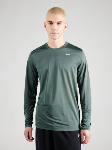NIKE - Camiseta funcional en verde: frente