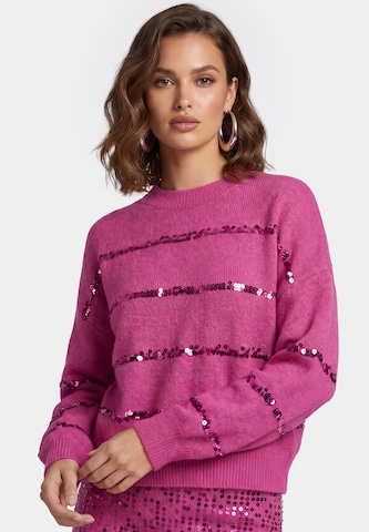Pull-over 'Festive' faina en rose