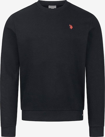 U.S. POLO ASSN. Sweatshirt in Schwarz: Vorderseite
