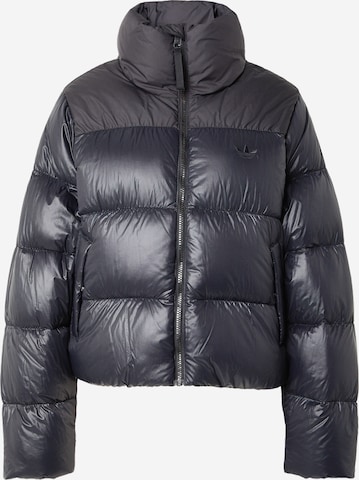 juoda ADIDAS ORIGINALS Žieminė striukė: priekis