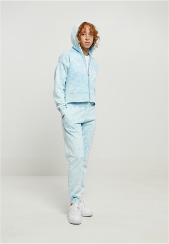 Urban Classics Zip-Up Hoodie in Blue