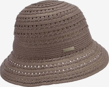 Seeberger Hat 'Hut' in Brown: front