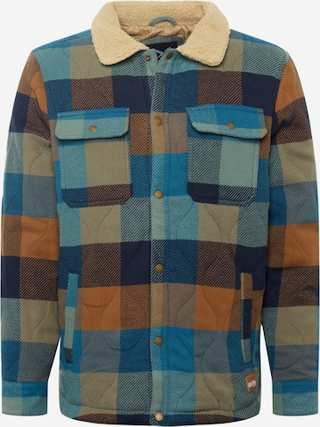 Iriedaily Winter Jacket 'Young Fella' in Blue: front