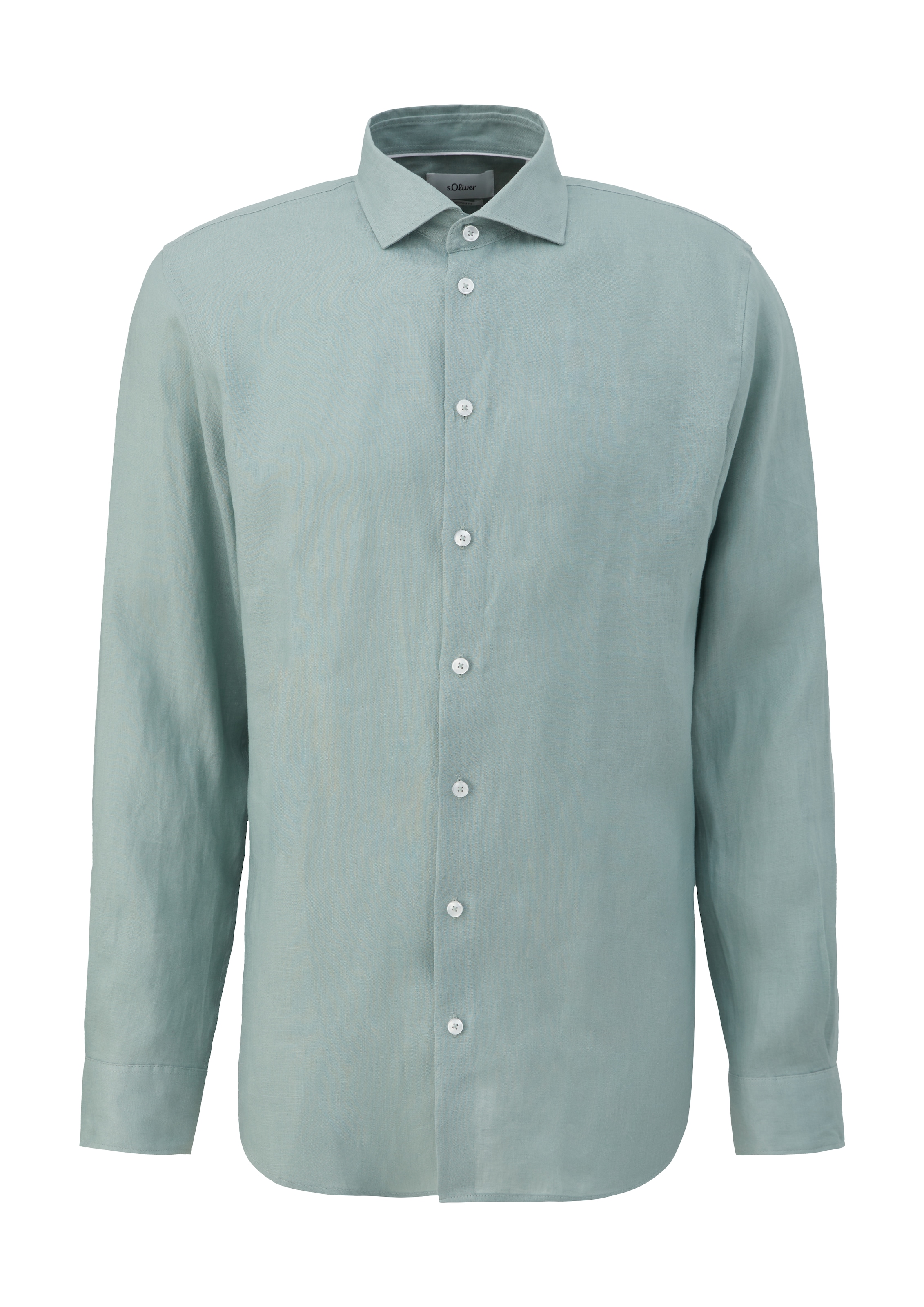 s.Oliver BLACK LABEL Overhemd in Groen: voorkant