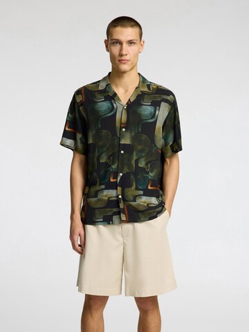 SELECTED HOMME Comfort Fit Skjorte 'SLHVero' i grøn: forside